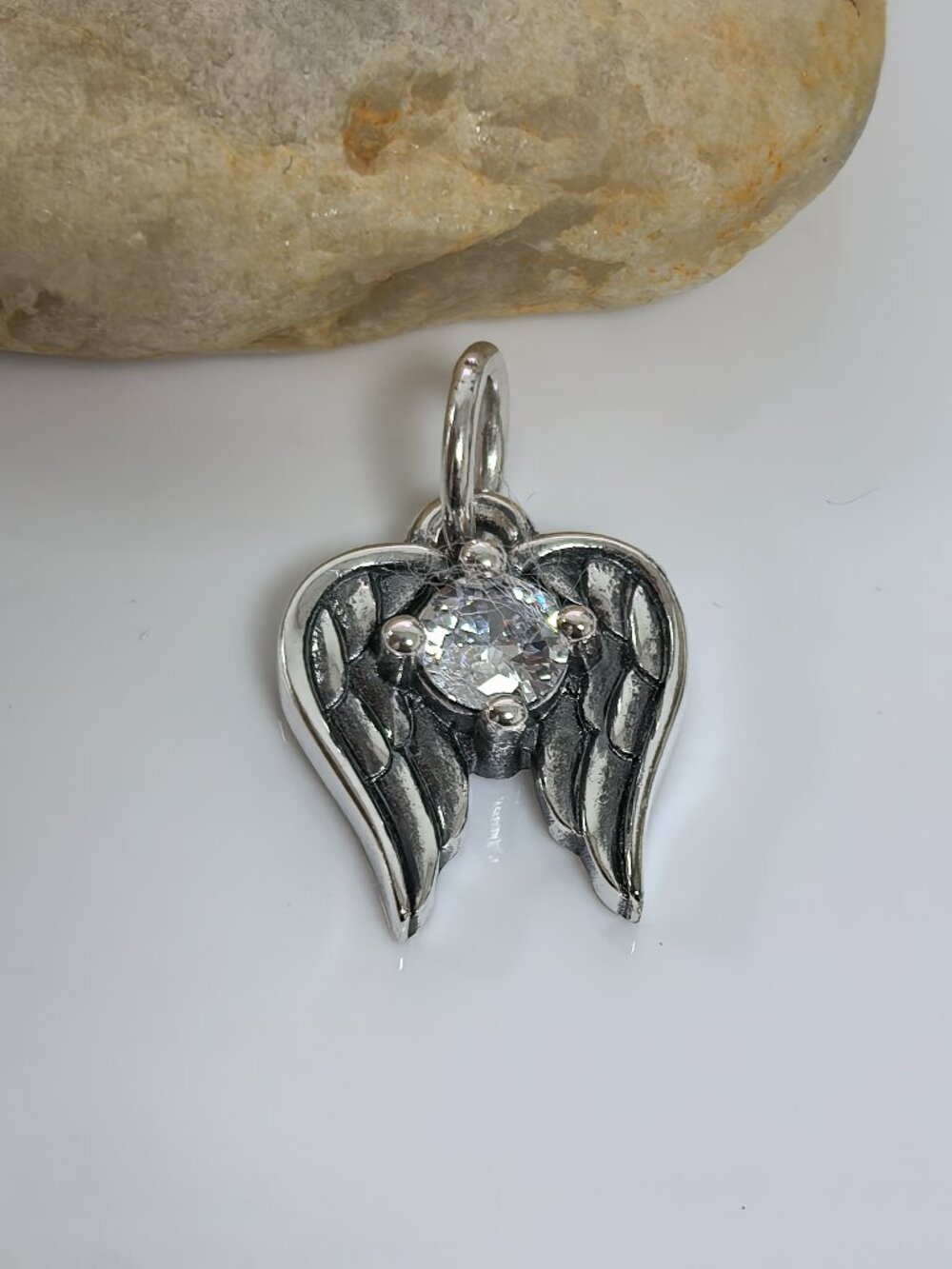 James Avery Angel Wings Birthstone Charm, S925 Silver Jewelry (Women's)